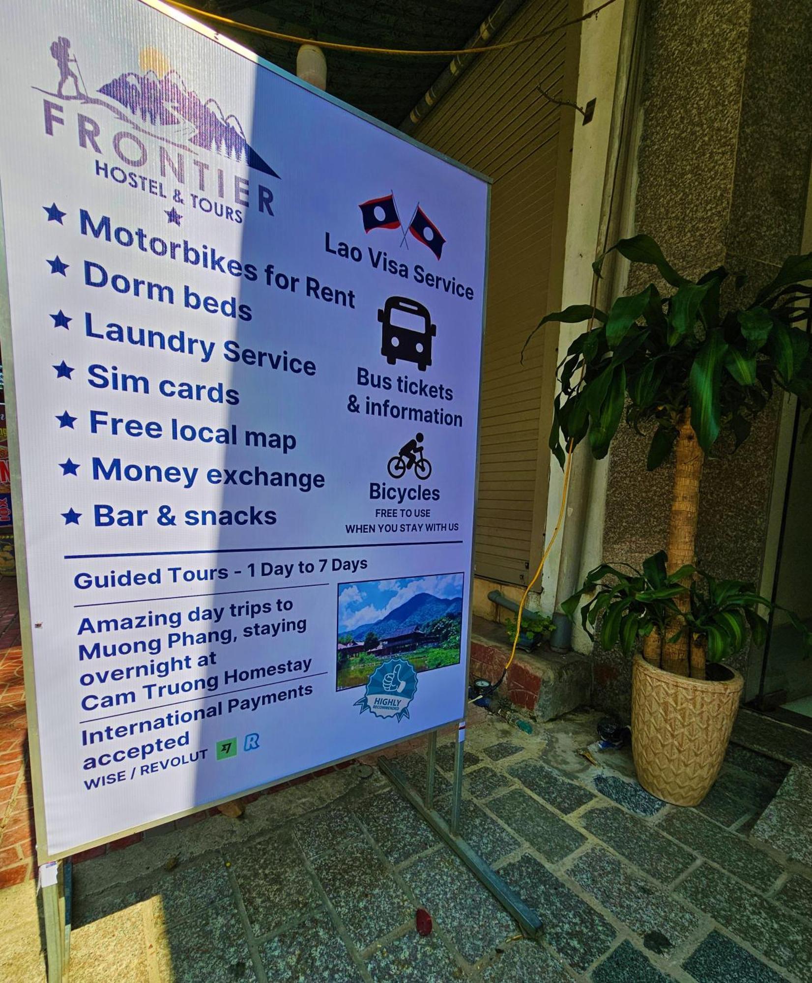 Frontier Hostel & Tours Dien Bien Phu Exterior photo